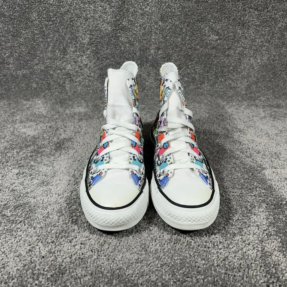 Converse Chuck Taylor All Star Hi 116900F Women’s Sz 6 Doodles Skate Shoes Used